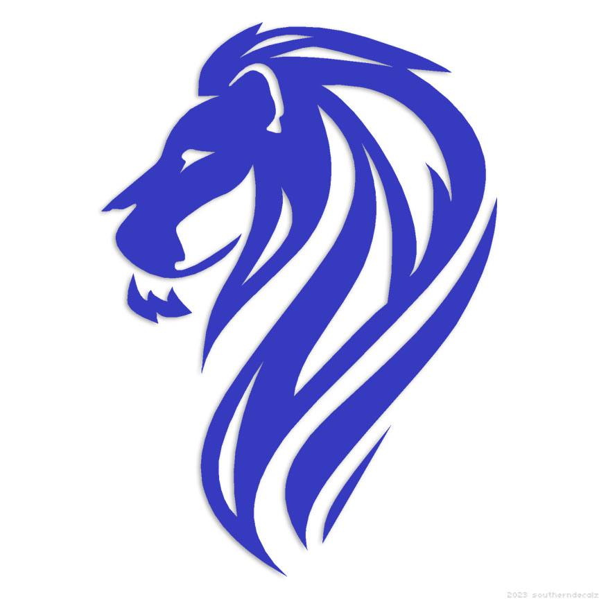Lion Head - Decal Sticker - Multiple Colors & Sizes - ebn7144 | eBay